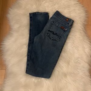 Seven For All Mankind Girls Roxanne Straight Leg Jean Size 14